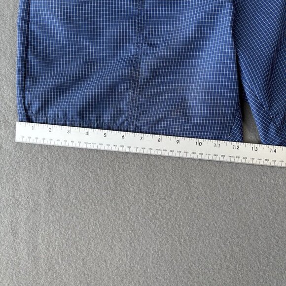 Vtg Majestic Sport Mens Shorts Swimsuit Beach Tanks Blue Lined 30 Drawstring 90s - Picture 5 of 13